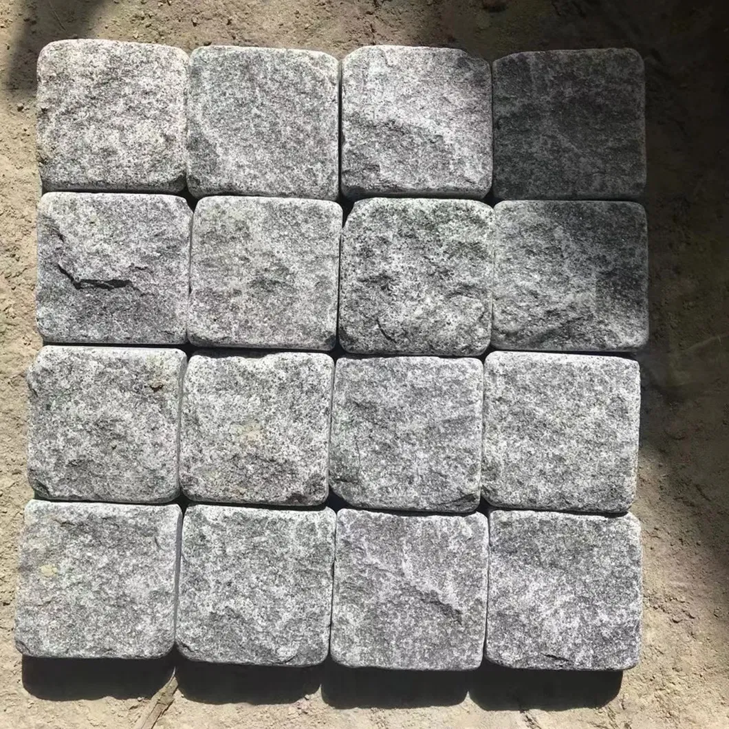 Black Granite Cobblestone 1