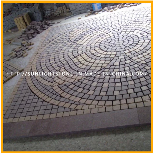 Natural Black/White/Pink Granite Cobblestones for Landscape