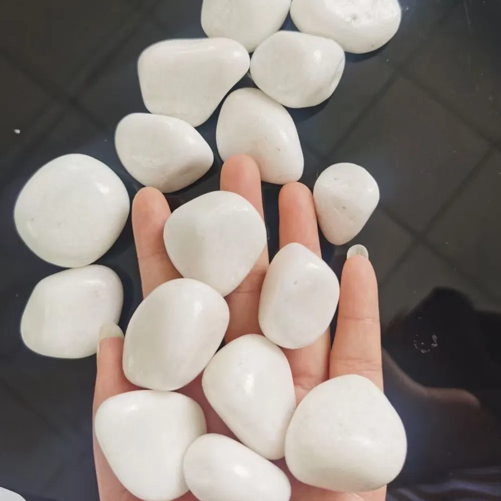 Natural Decorative White Stones Ideal for Home Decor &amp; Garden Landscaping Rocks