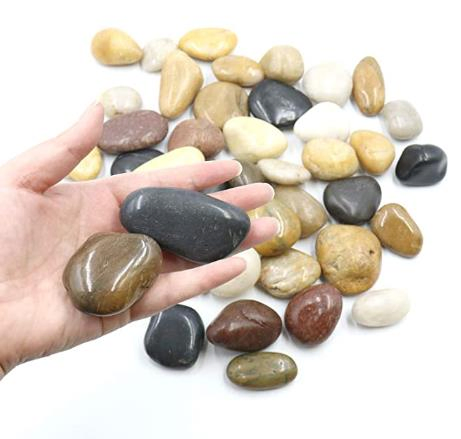 Natural Mixed Color Pebbles, Plant Rocks, Aquarium Gravel, Fish Tank Rocks, Garden Rocks, Vase Fillers, Outdoor Decorative Stones and Large River Rocks