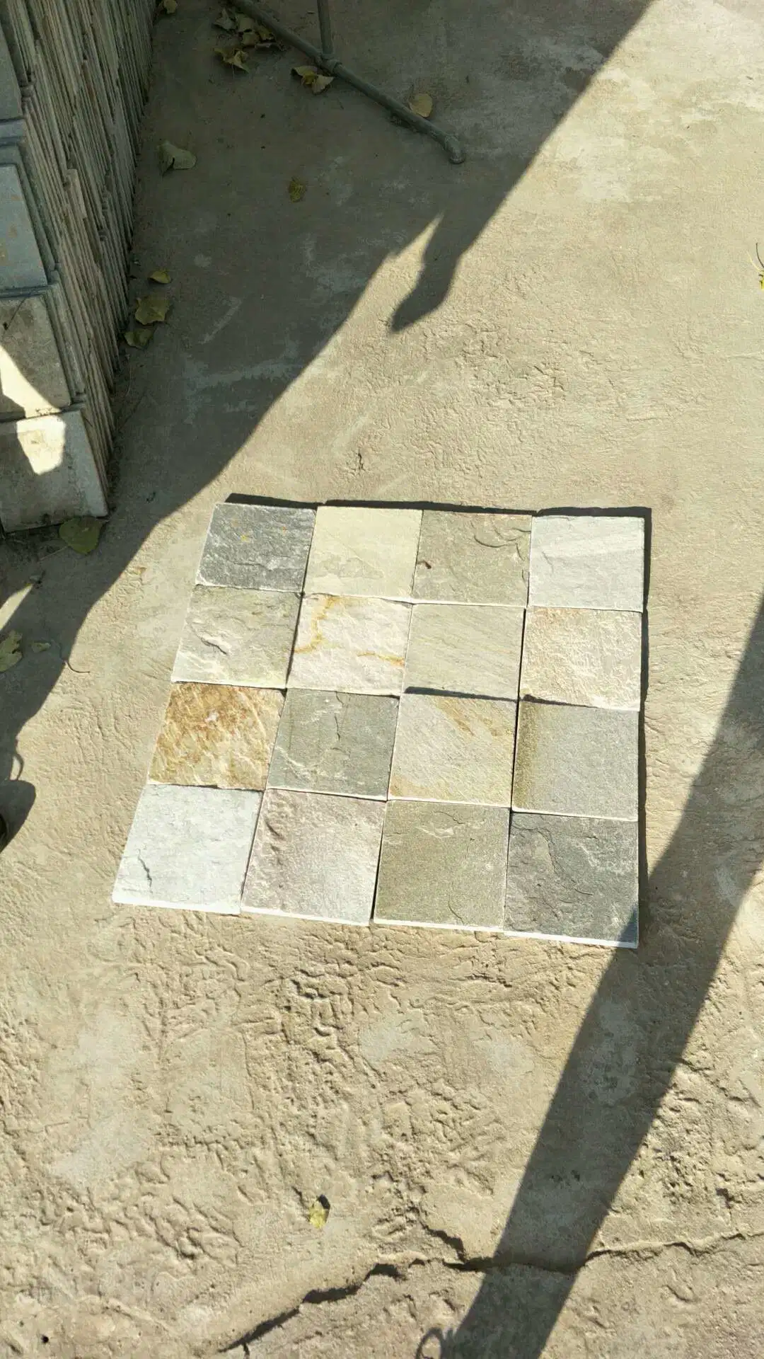 Natural Split Paving Stone Granite/Quartzite Outdoor Heavy-Duty Pavers Cobblestone on/with/Mesh