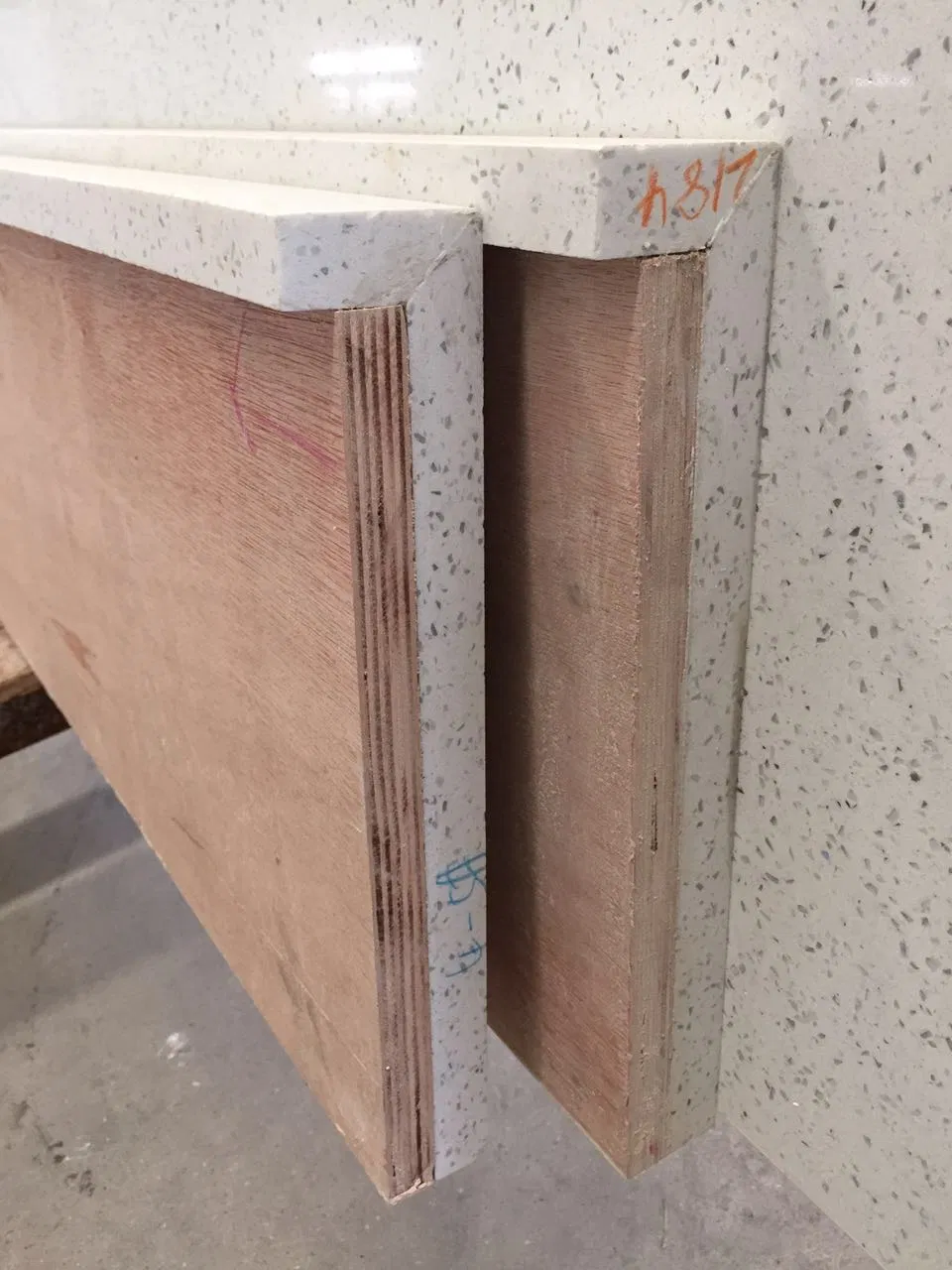 Prefabricated Pure White Quartz Countertop