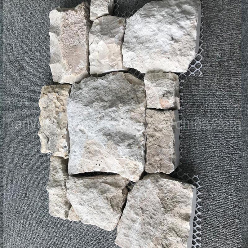 Yellow Beige Black Natural Limestone Panel for Exterior Garden Retaining Castle Villa Curtain Feature Wall