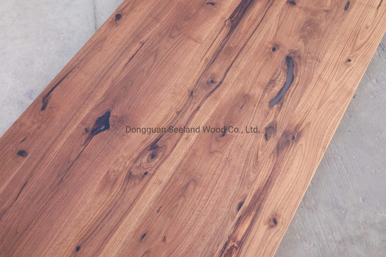 Custom Size Live Edge Walnut Solid Wood Table Top /Walnut Butcher Block Top /Epoxy Resin River Table/ Natural Wood Table / Wood Laminate Countertop