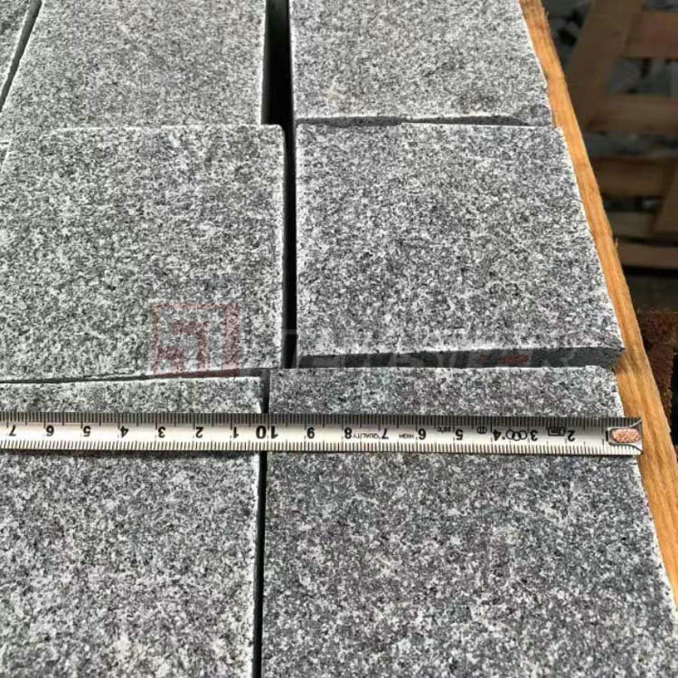 Natural Stone Landscaping Paving Granite Cube Black Basalt Graniteg684 Cobblestone