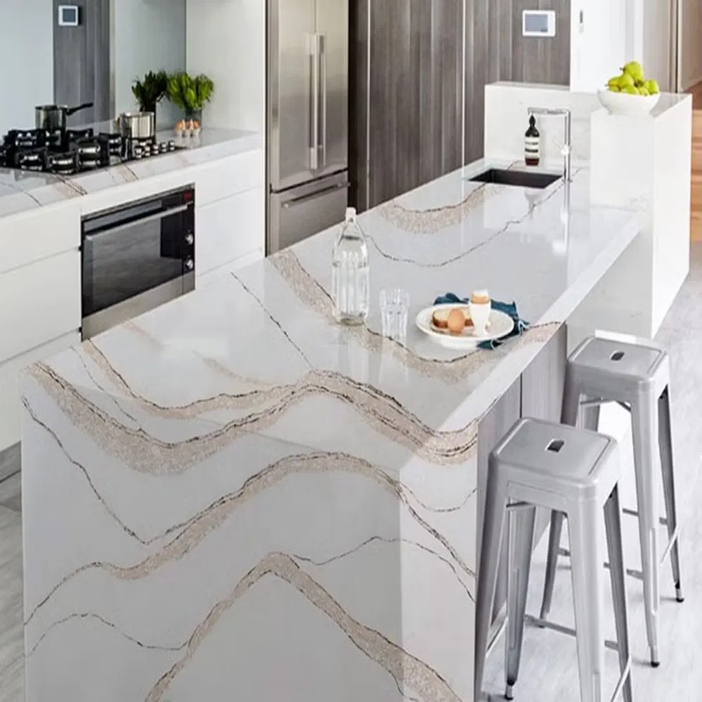 Bathroom Equipment Drawer Storage Luxury Solid Wood and Carrara Marble Top White Lacquer Bathroom Vanity outdoor Countertop