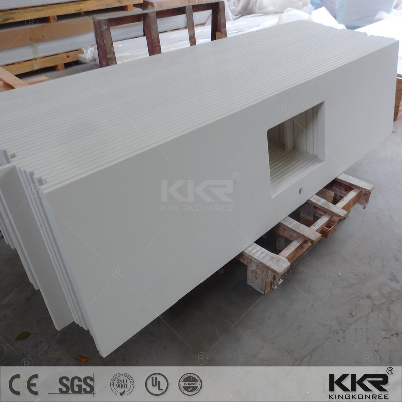 Custom Engineered Quartz Stone Kitchen Countertop