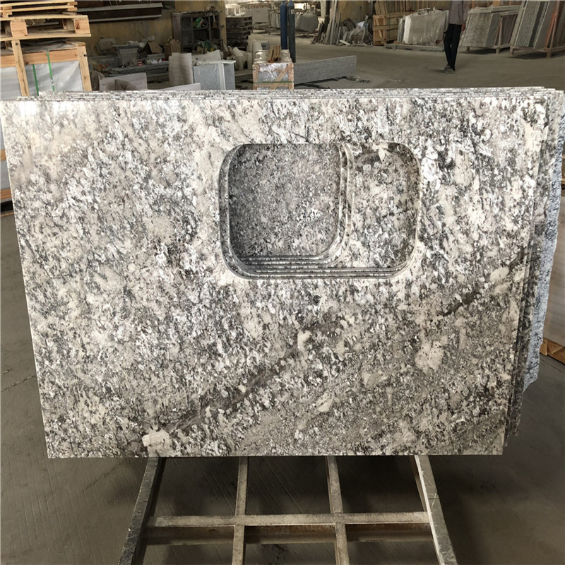 Wholesale Hot Sale Prefabricated Design Bianco Antico Countertop Granite Stone Kitchen Countertop Vanity Table Top