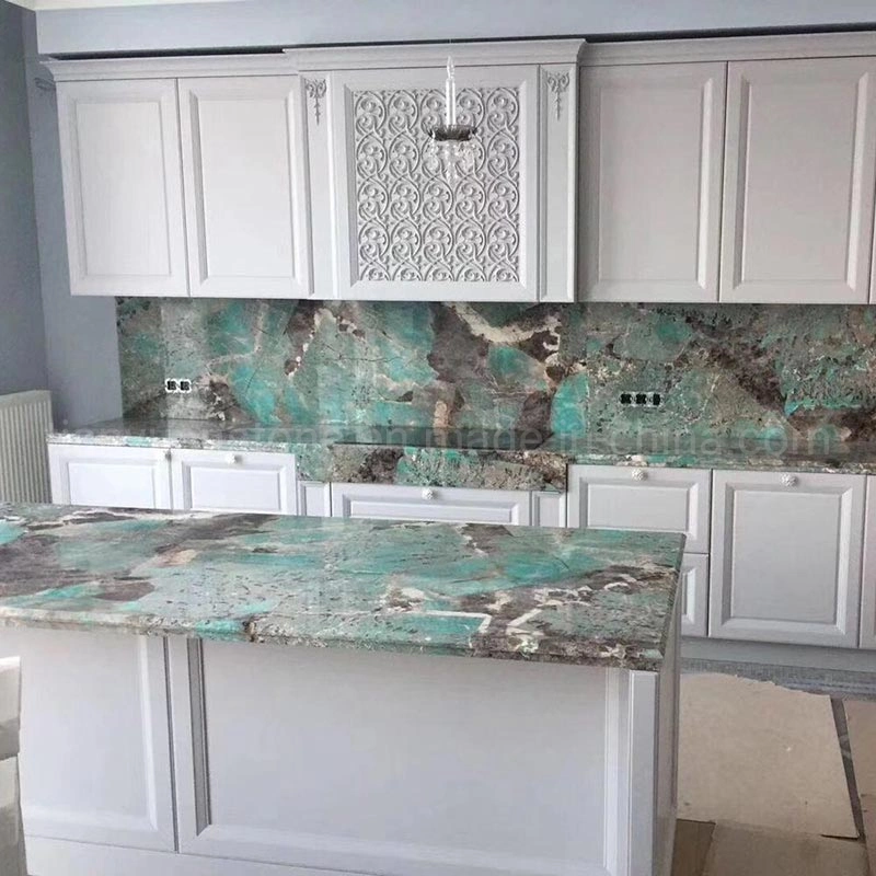 Amazon Green Marble Kitchen Countertops