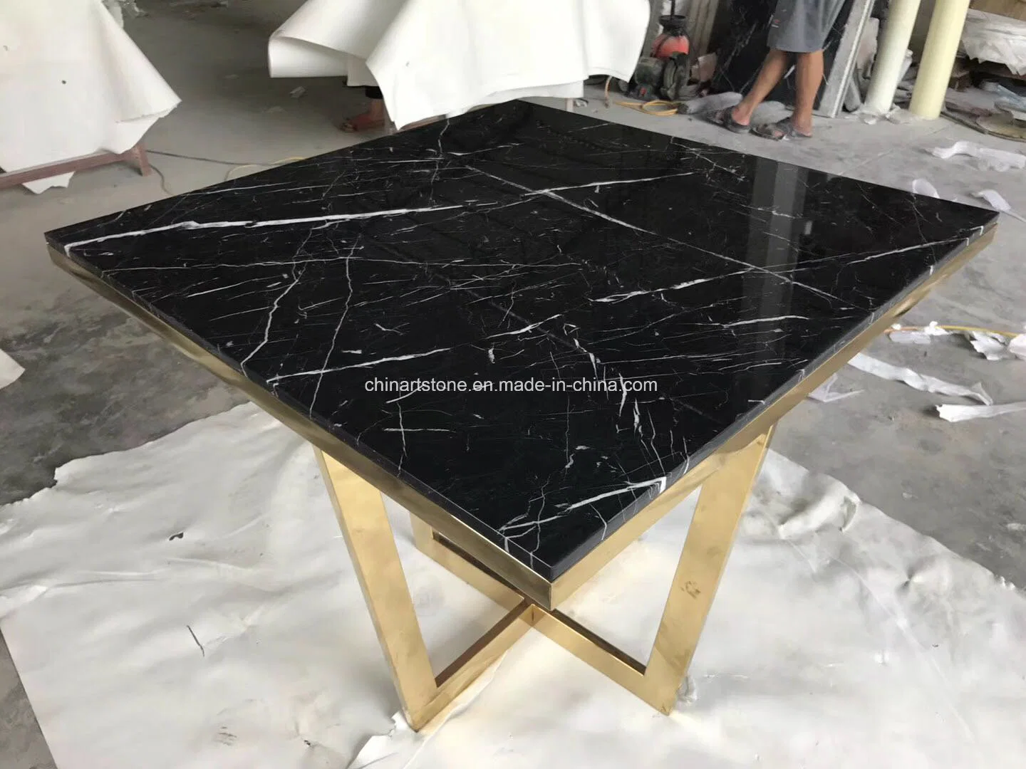 Black Granite Outdoor Countertop for Party or Babecue or Firepit Outside