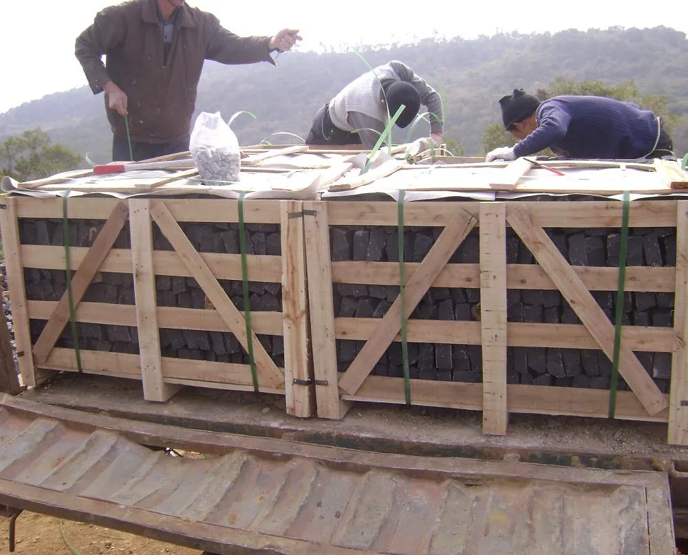 Dark Grey Granite Black Basalt Cobblestone for Paving