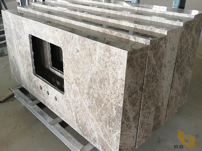 Grey Marble for Kitchen/Bathroom Cabinet/Table Surface Countertop/Vanity Factory