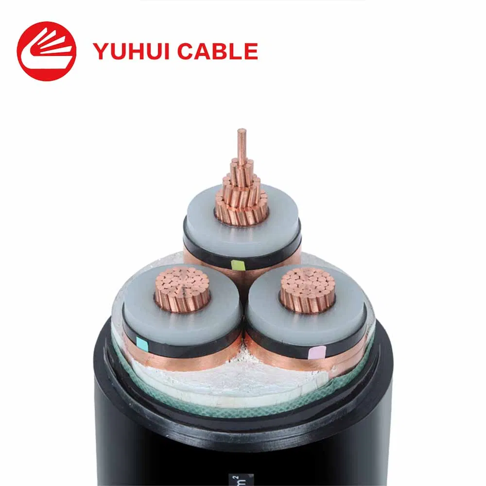 Hybrid Core XLPE/PVC 30kv Medium Voltage Power Cable Integrated Fiber Optic Communication Lines for Smart Grid Monitoring Systems