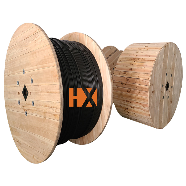 Hanxin OEM Factory 12 24 48 96 144 Core ADSS GYTY53 Fiber Optic Cable Stranded Loose Tube Armored Cable GYTY53
