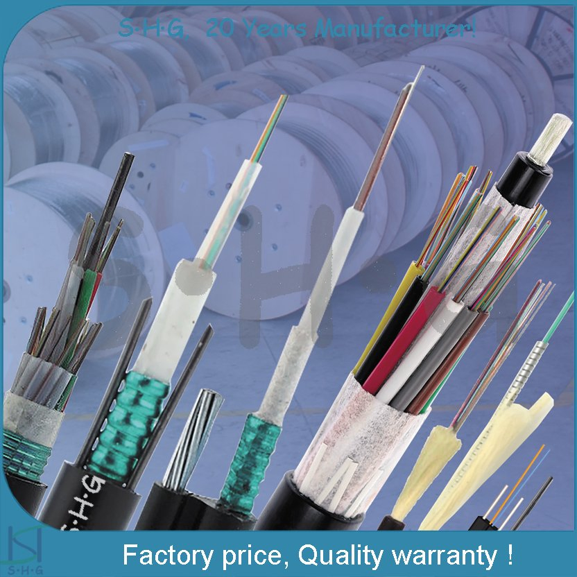 12/24/46/48/60/72/96/144 Aerial Figure 8 Multi Loose Tube Outdoor Fiber Optic Cable (GYTC8S)
