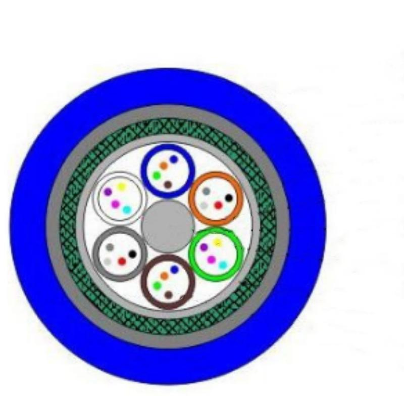 Mining Fiber Optic Cable, Flame Retardant Msha Certified for Underground Applications