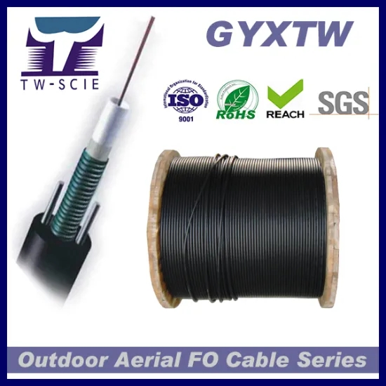 Central Loose Tube Outdoor Fiber Optic Cable GYXTW with High End Quality 12/24 Core