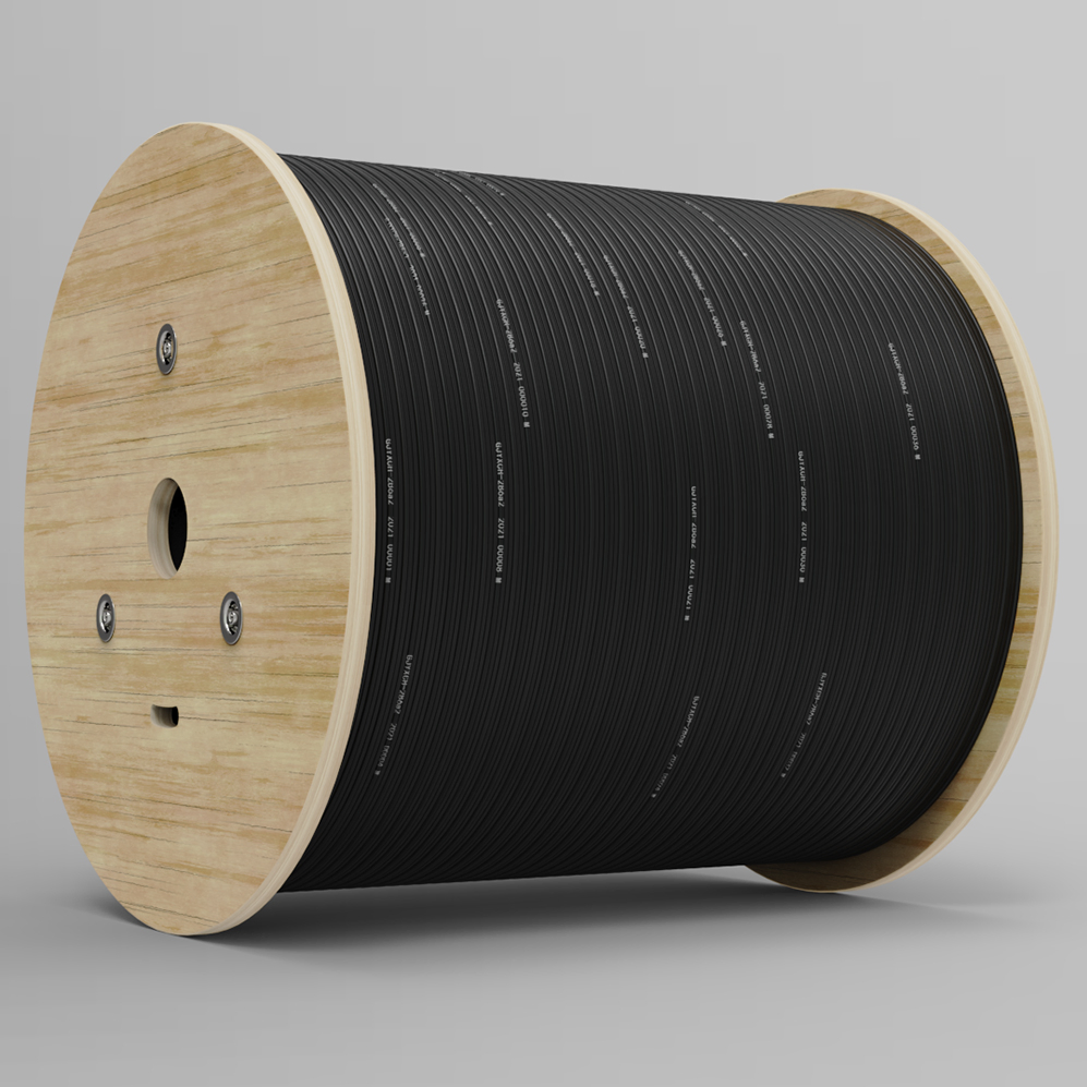 Convenient Operation FTTH Bow Type Drop Fiber Optic Cable (FRP or steel wire strength unit) Gjxh GJXFH