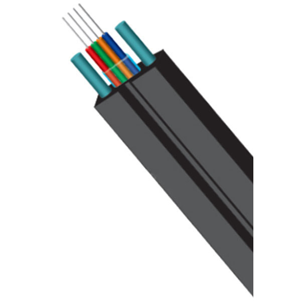 FTTH Figure 8 Drop Fiber Cable 1/2/4 Core Singlemode Self Supporting Aerial Outdoor / Indoor Cable, 15 Years OEM, ISO9001