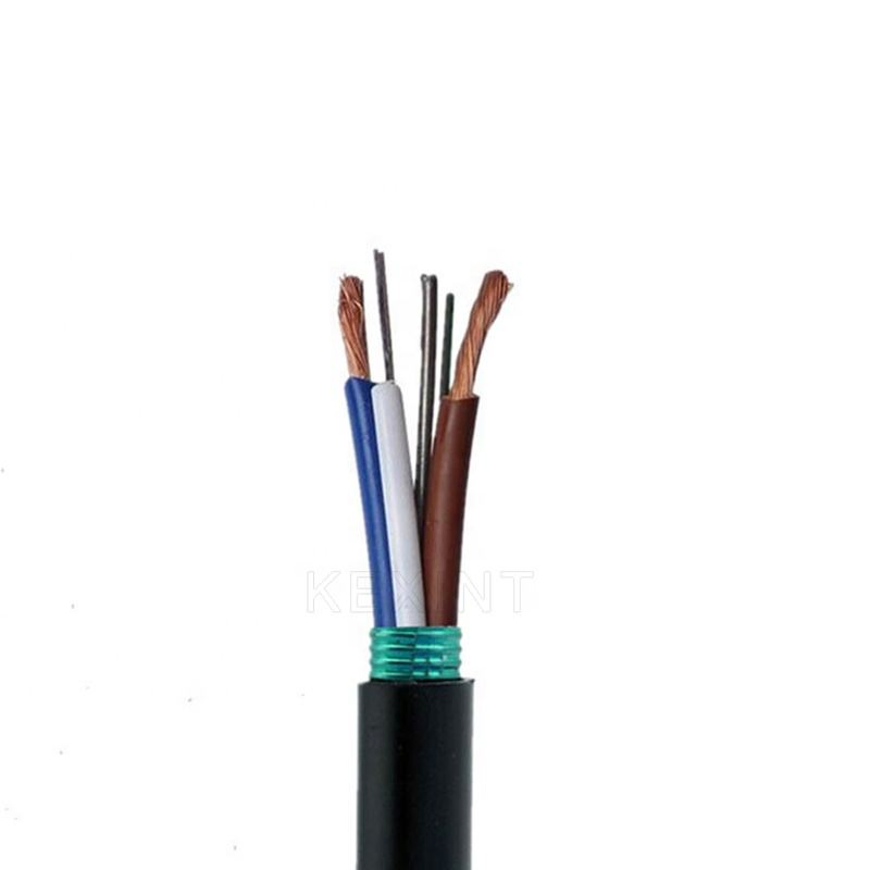 Kexint Electric Power Copper Wire Hybrid Composite Optical Fiber Cable Photoelectric Composite Cable