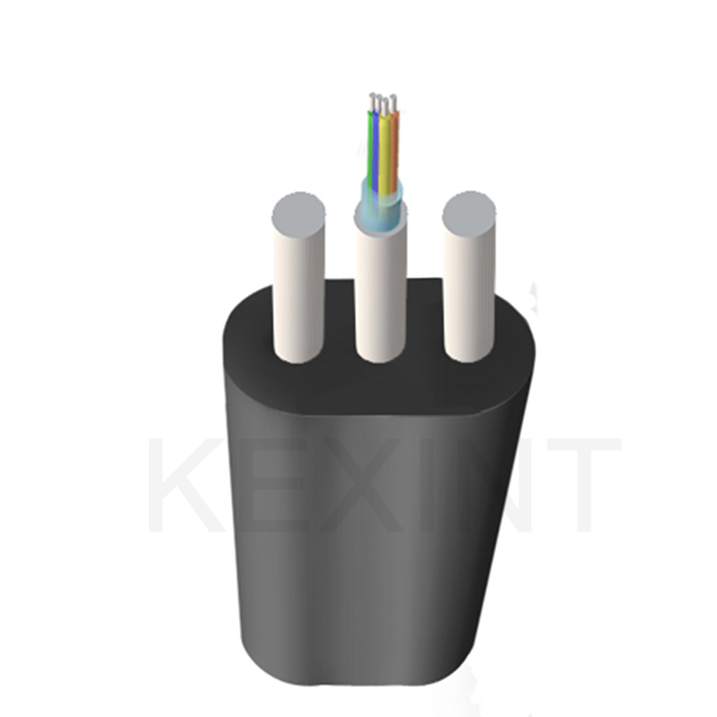 KEXINT GYFBY Flat Cable Fiber Optic Cable 2/4/6/12/24 Cores Communication Cables