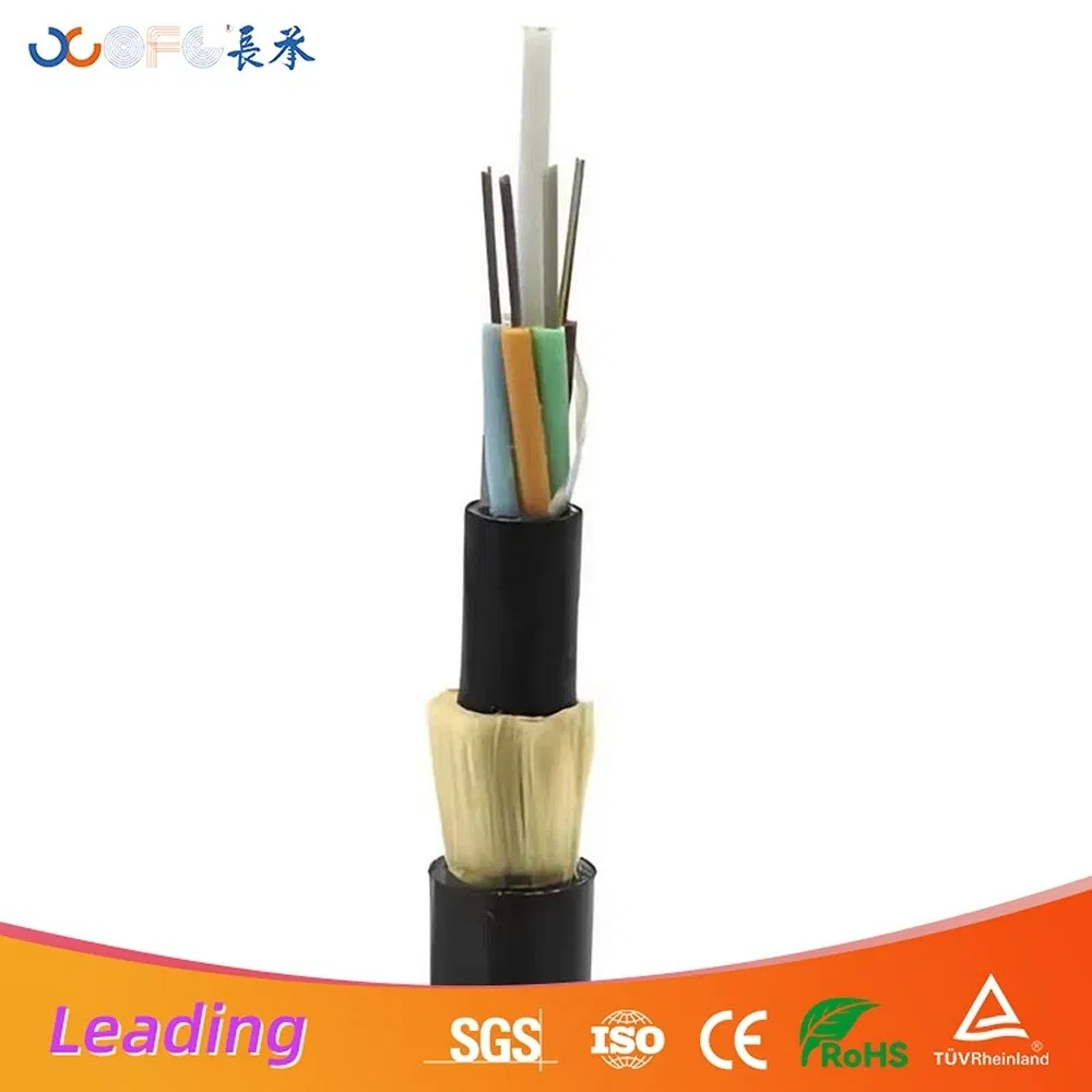 Advanced High Insulation Double-Jacket ADSS Fiber Optic Cable for Industrial Parks
