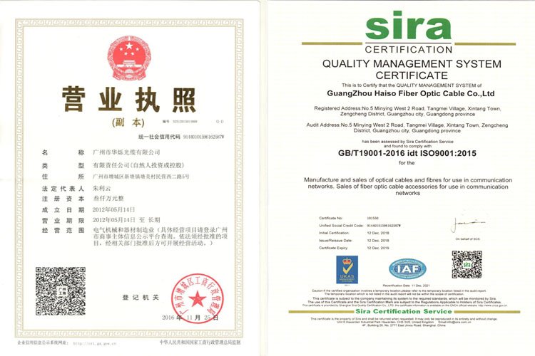 Certifications