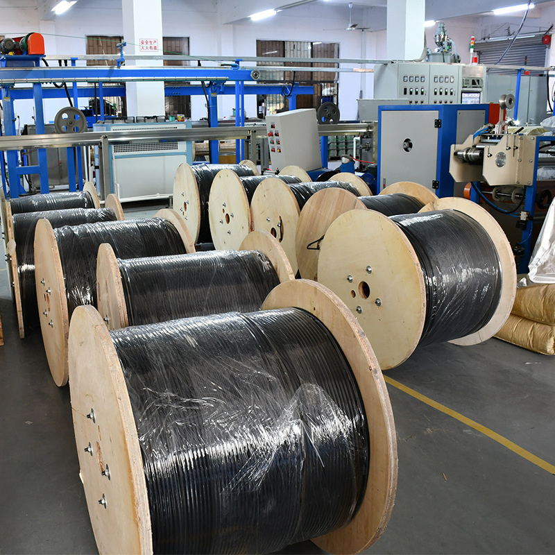 Outdoor Single Mode Armored Fiber Optic Cable GYTA Stranded Loose Tube G652D Communication Pipeline Aerial Use