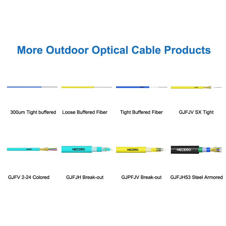 Single/Multi Mode Multi-Core Round Tight Buffered Distribution Indoor GJFJV Fiber Optic Cable