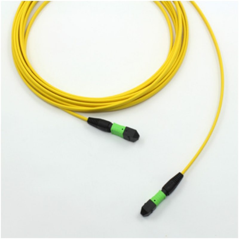 MPO-MPO Fiber Optic Ribbon Cable with High Density Fast Connector
