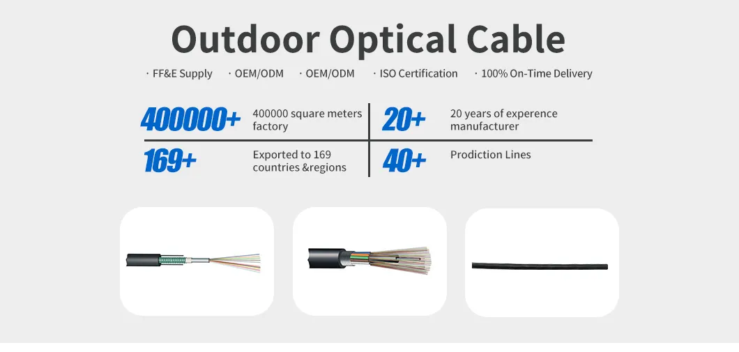 Outdoor Optical Fiber Cable Structure