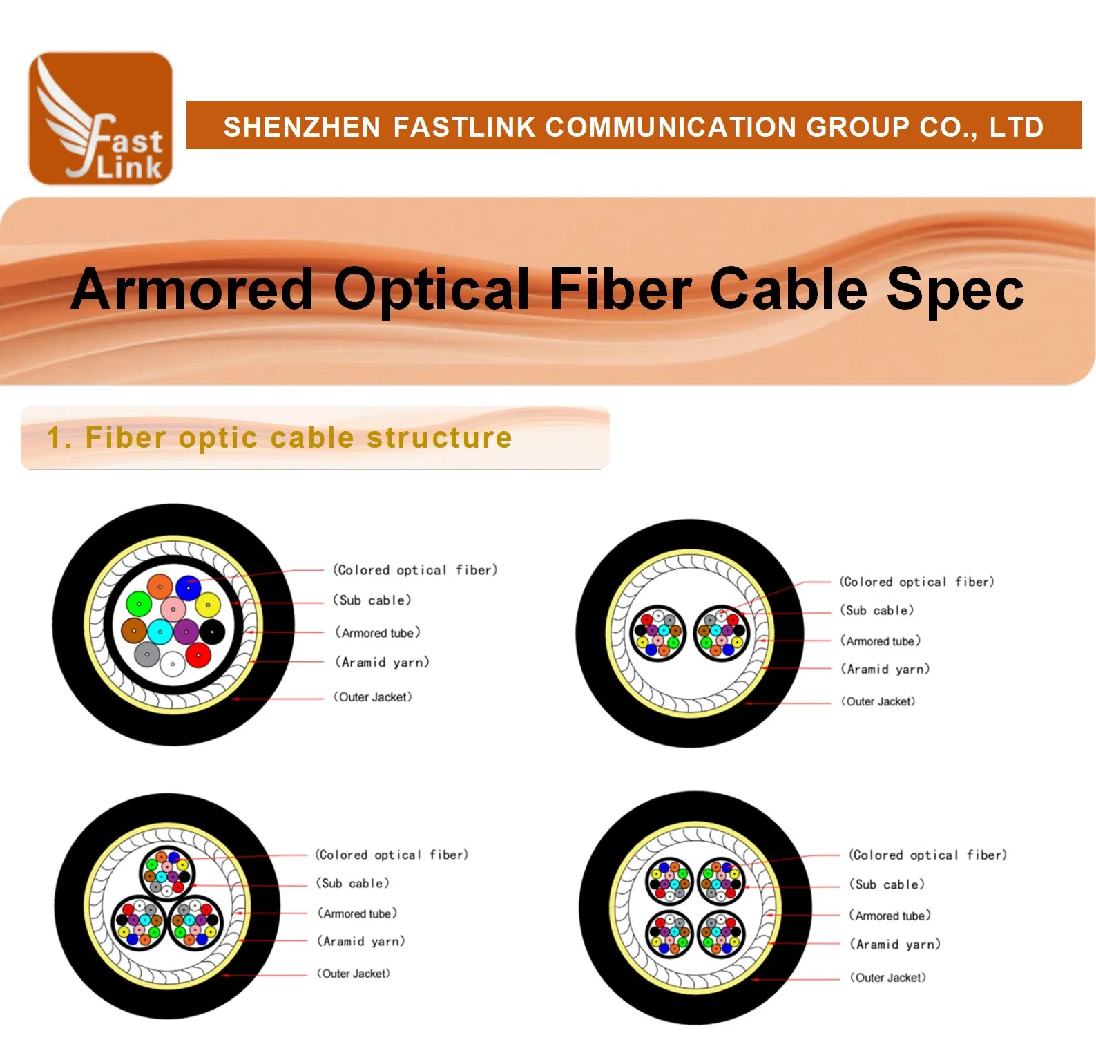 Fiber Optic Cable Detail 1