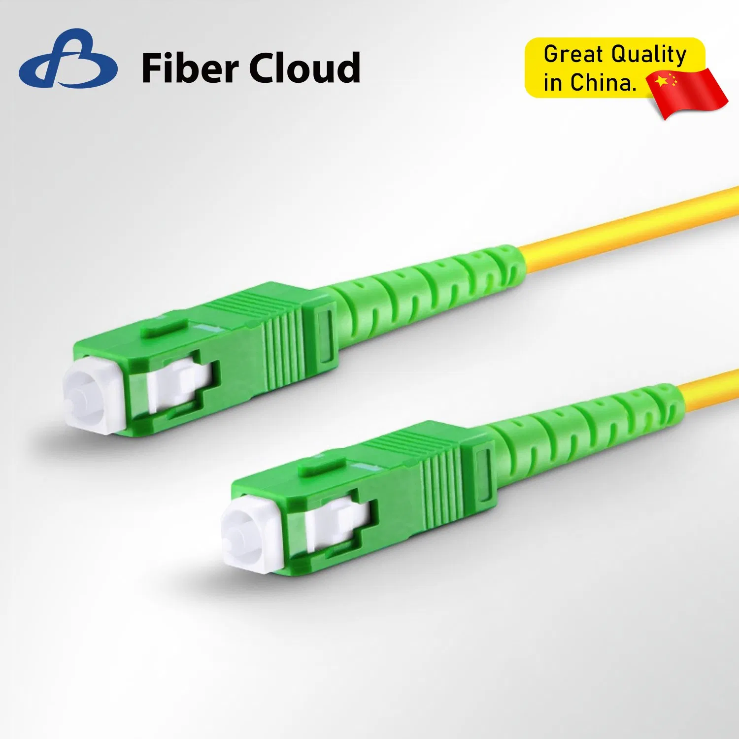 3.0mm Sc APC to Sc APC Simplex OS2 Single Mode Riser Ofnr FTTH Tight Buffered Fiber Optic Patch Cord Cable