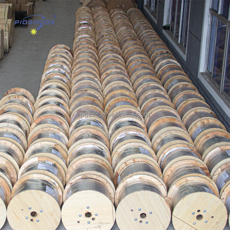GYTA33 12 24 36 48 Core Steel Wire Direct Burial Armored Submarine Fiber Optic Cable