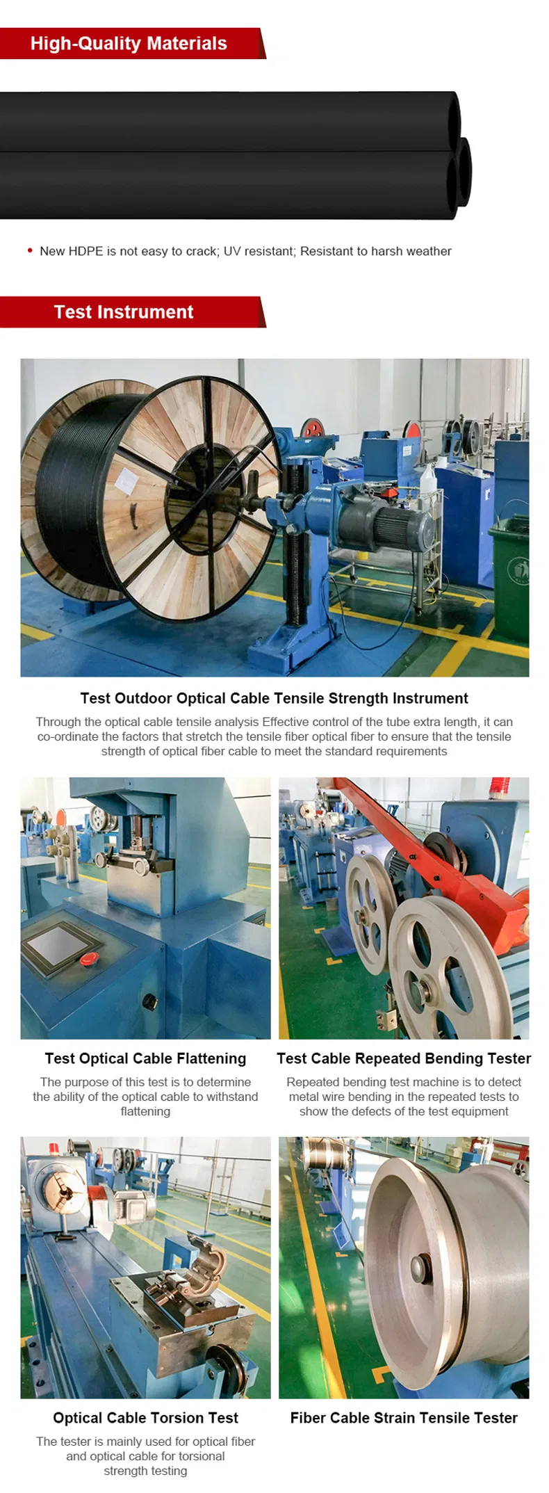 12 24 48 96 144 Core Fiber Optic Cable