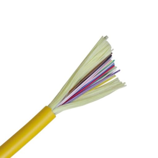 Indoor Optical Cable GJFJH 12 24core Single Mode Fiber G652D Optica Fibre Cable Breakout Tight Buffer Cable
