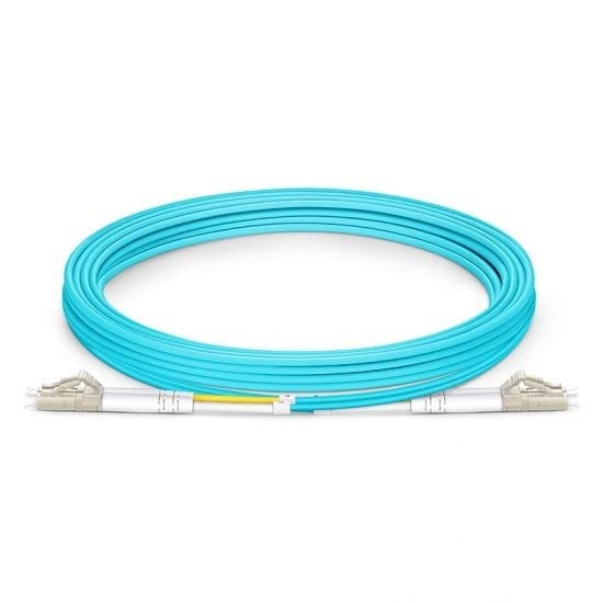 Fiber Patch Cable LC to LC OM3 10Gb/Gigabit Multi-Mode Jumper Duplex 50/125um LSZH Fiber Optic Cord