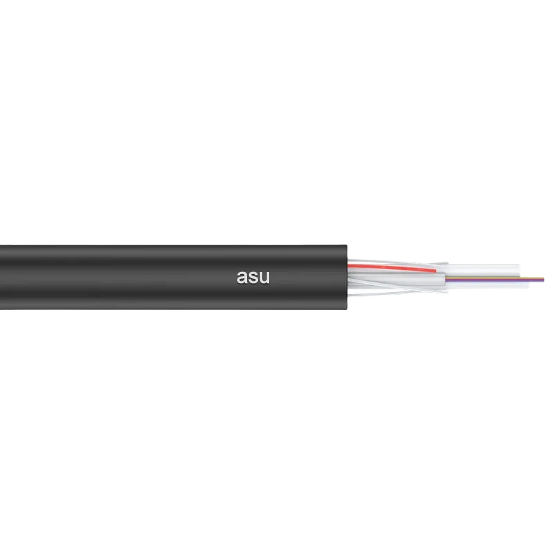 1-24 Core Asu Non-Metal Outdoor Mini ADSS-Aerial Self-Supported Dielectric Fiber Optic Cable, G. 652D
