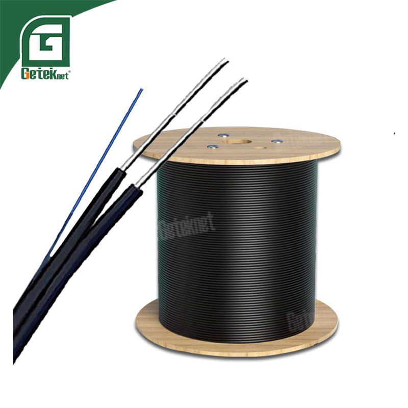 Geteknet OEM ODM FTTH G657A2 G657A1 1 2 4 6 8 12 24 Core Indoor Outdoor ADSS Drop Single Mode Optical Fiber Optic Communication Cable Cables Assembly Price