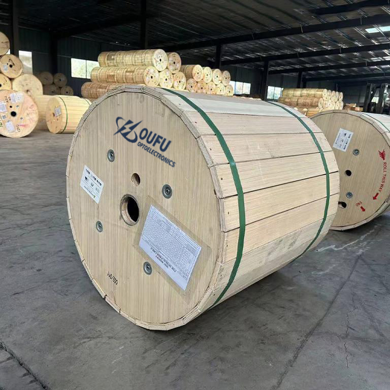 Outdoor Fiber Optic Cable 12/24/48 Core G652D Single/Double Jacket Central Loose Tube ADSS Cable