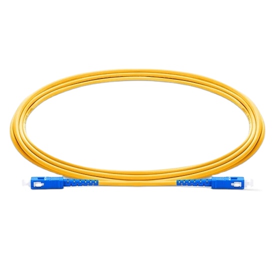Lenew FTTH Single Mode SX SM SC/UPC-SC/UPC 0.9mm G657A1 LSZH/PVC 3m Fiber Optic Patch Cord