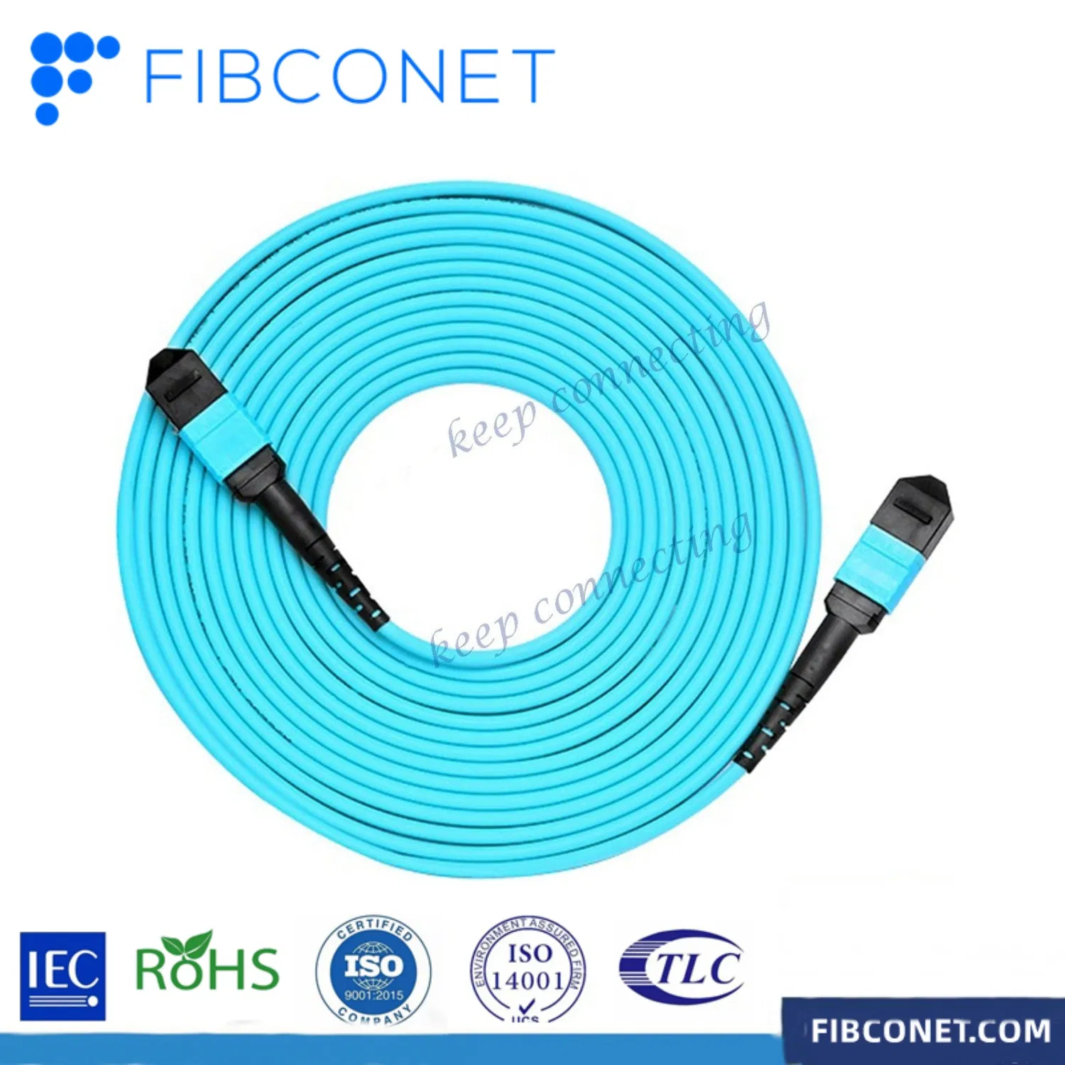 Sc/LC/FC/St/MPO/Mu/MTRJ/E2000 Patch Cable Cat5/5e CAT6 Waterproof Breakout Multicore Bundle UTP RJ45 Rj11 Cpri Drop Fiber Optic Patch Cord