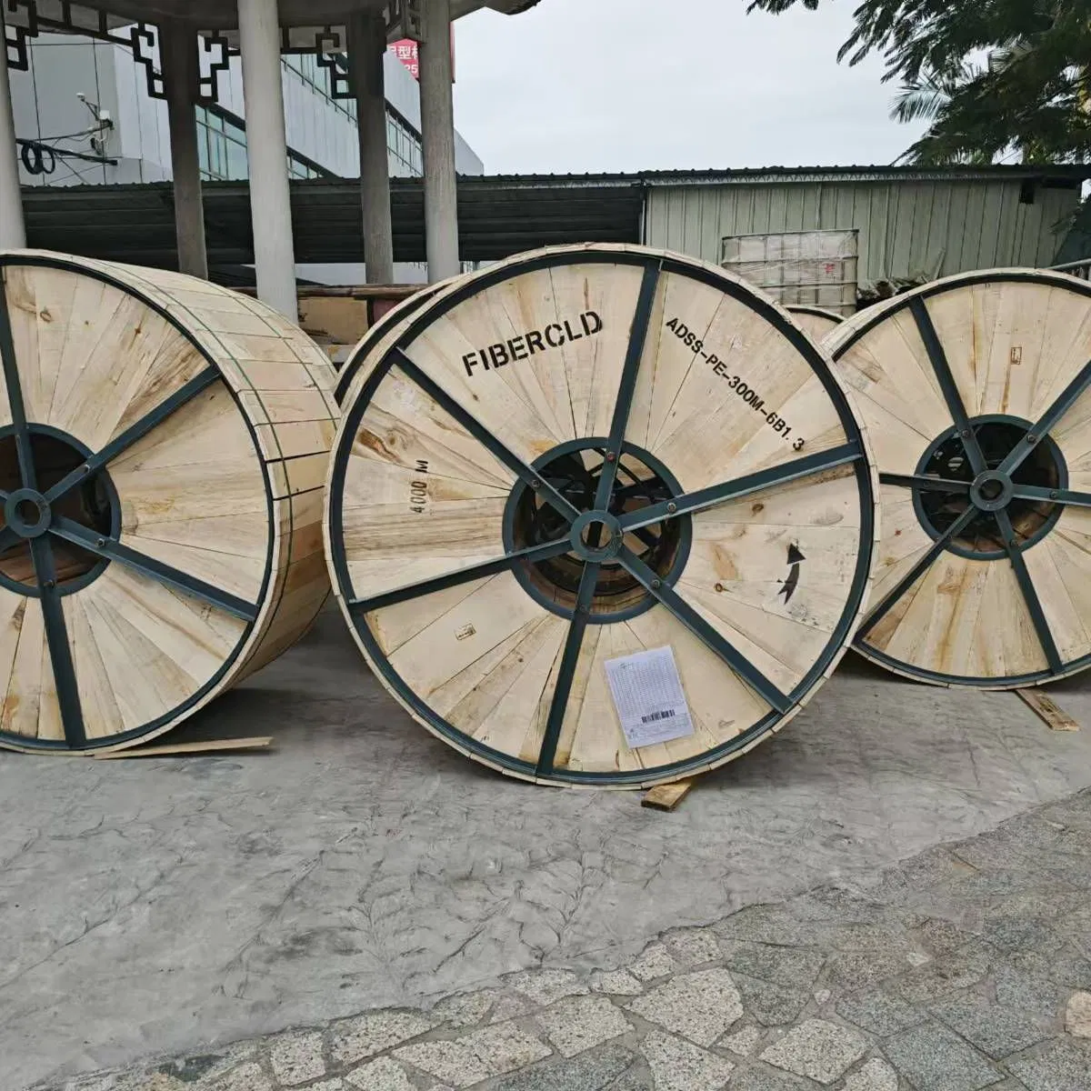 12 24 36 48 96 144 288 Core Double PE Jacket Self-Supporting Aerial Span 300m ADSS G652D Fiber Optic Cable