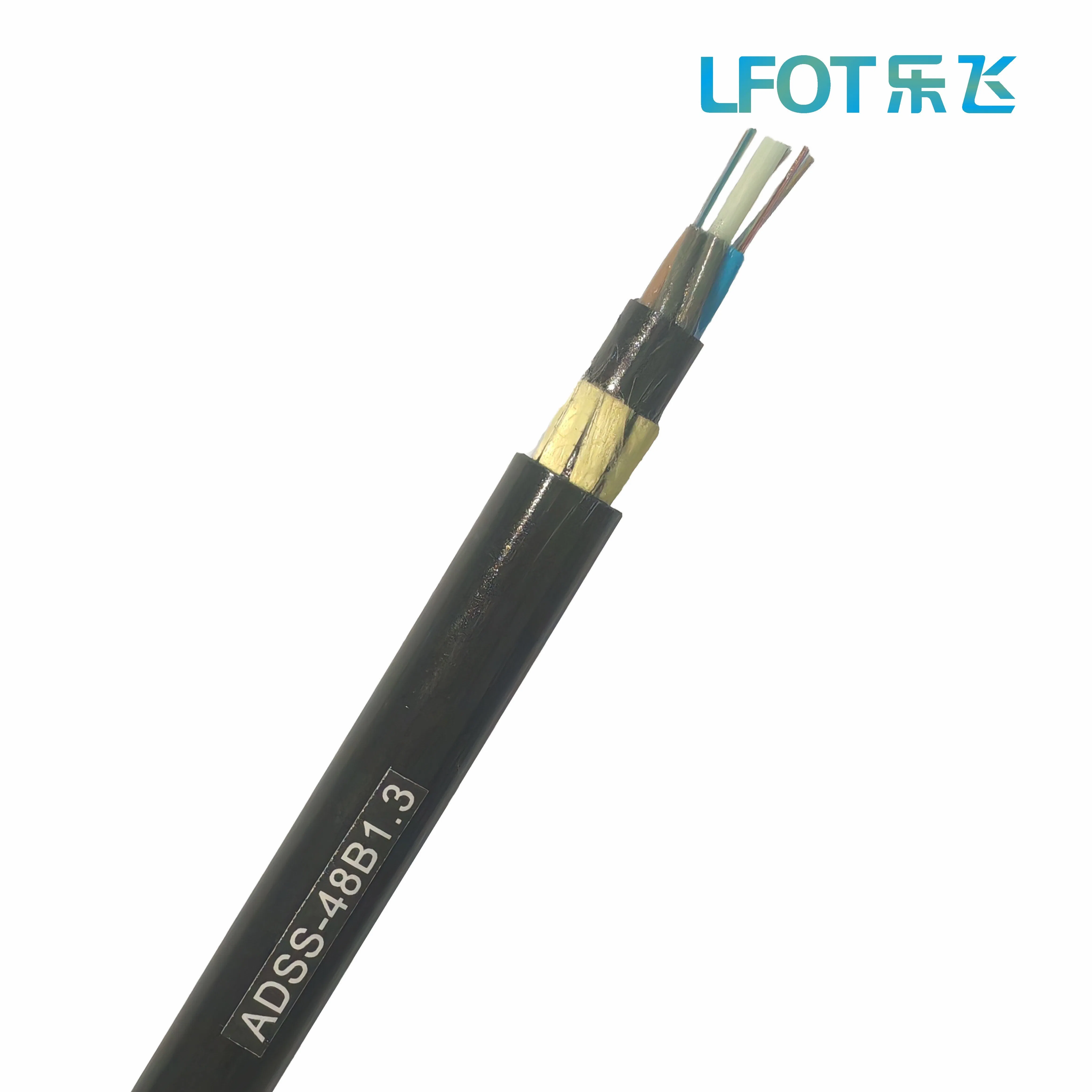 96 Core ADSS Fiber Optic Cable Industrial Complex Power Communication Network Wire