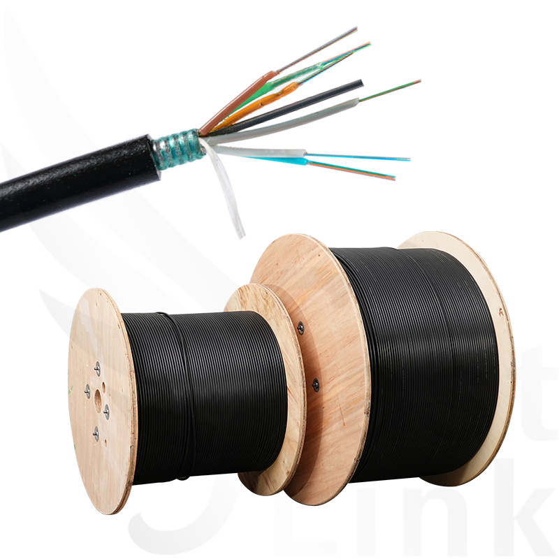 Industrial-Grade GYTS Optical Fiber Optic Cable 4 to 288 Cores