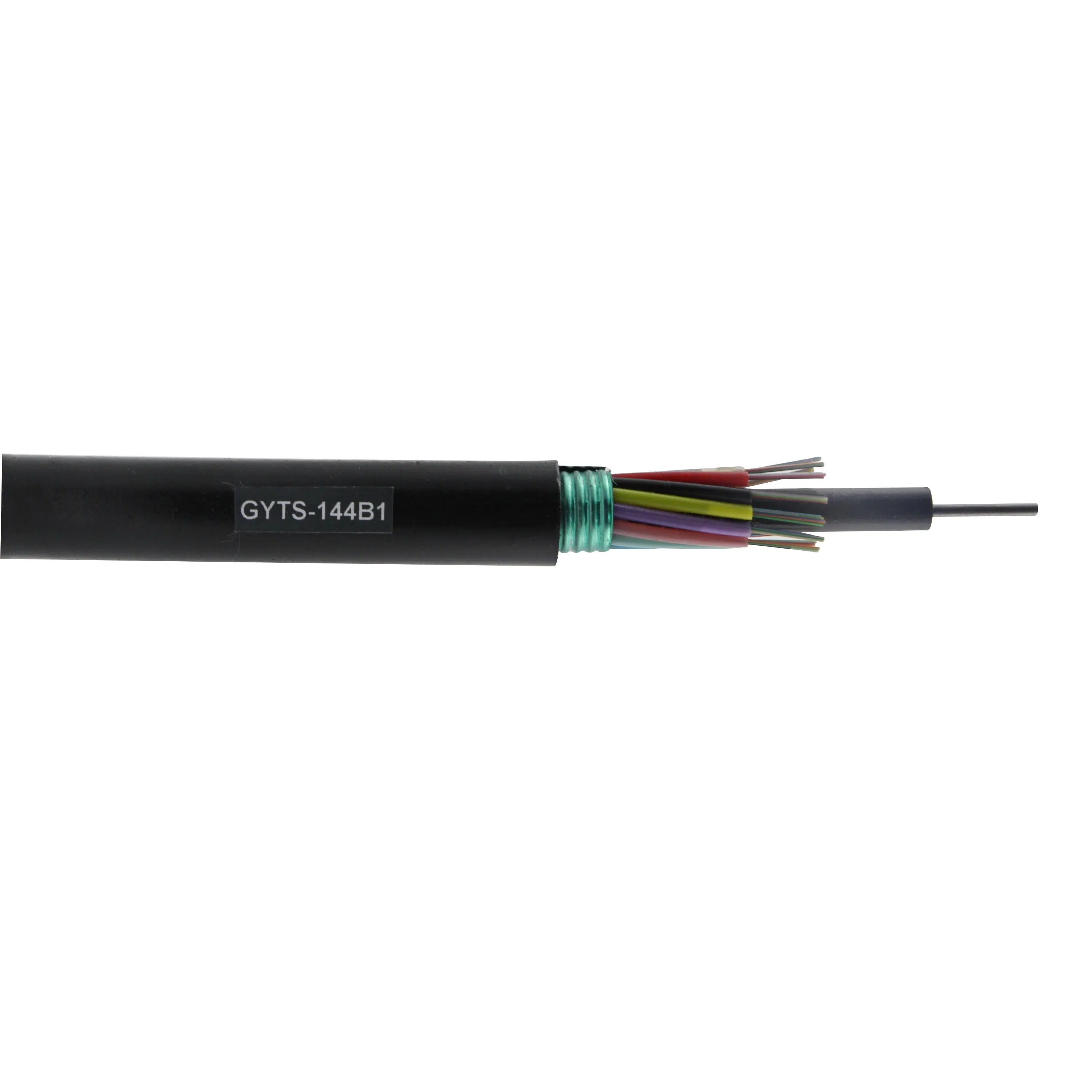 2-24 Core Single Mode G652D Outdoor Optical Fiber Cable GYXTW