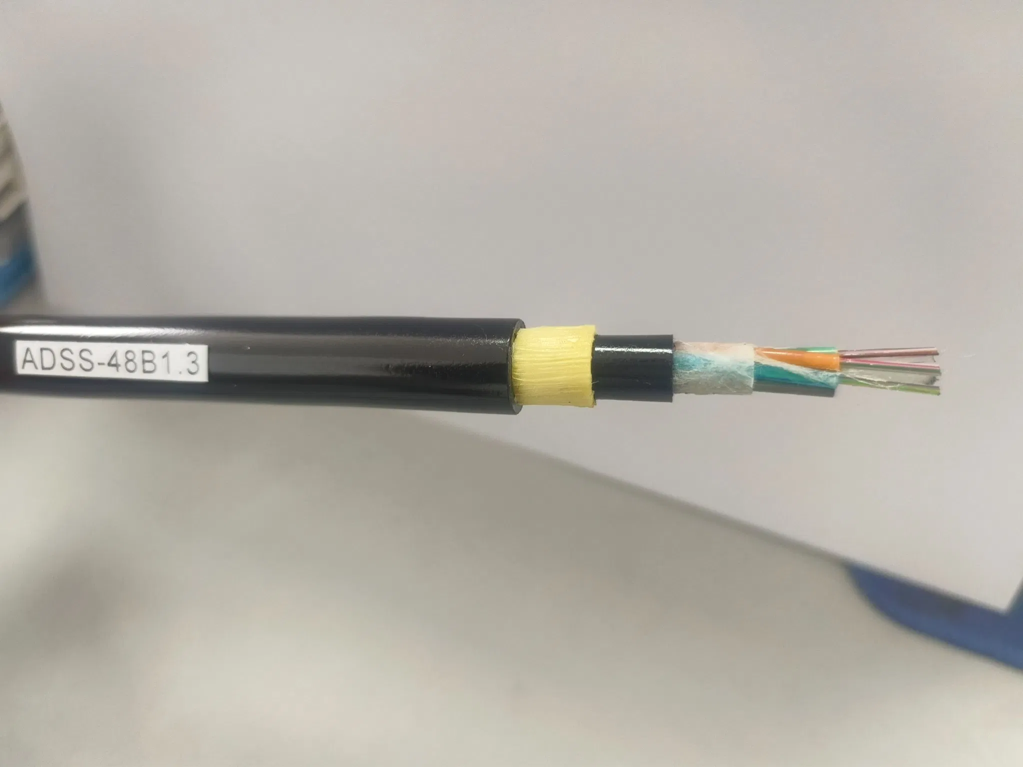 Customizable 12/24/48 Cores ADSS Aerial Optical Fiber Cable