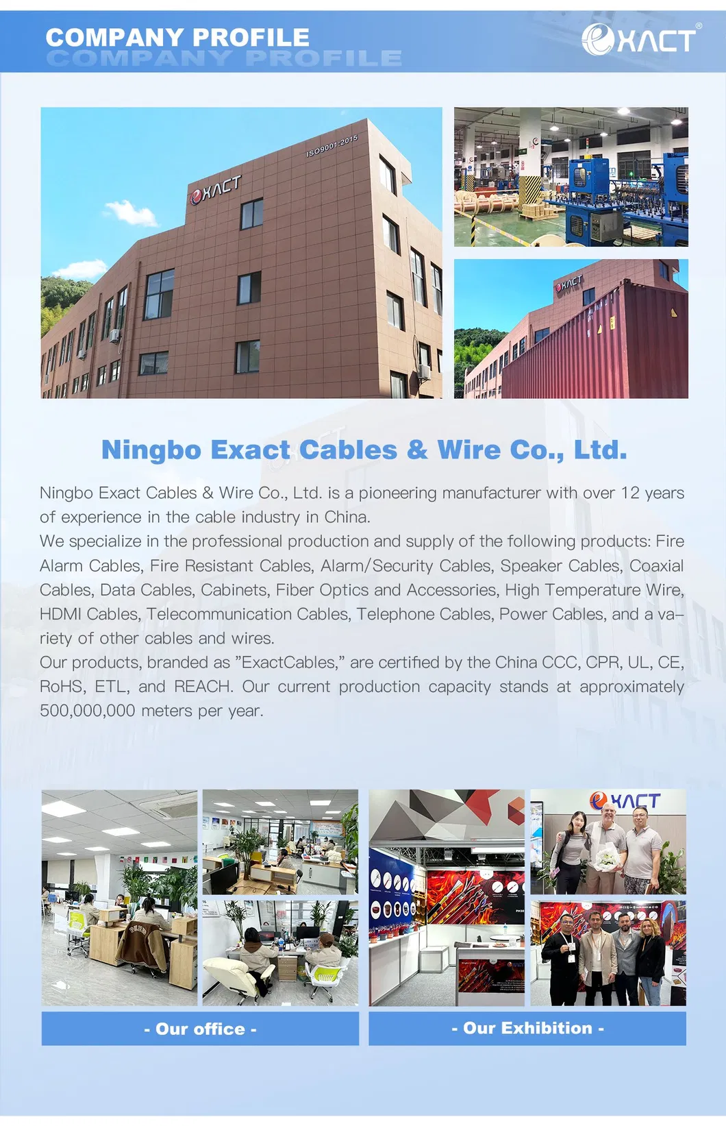 Cable Specifications