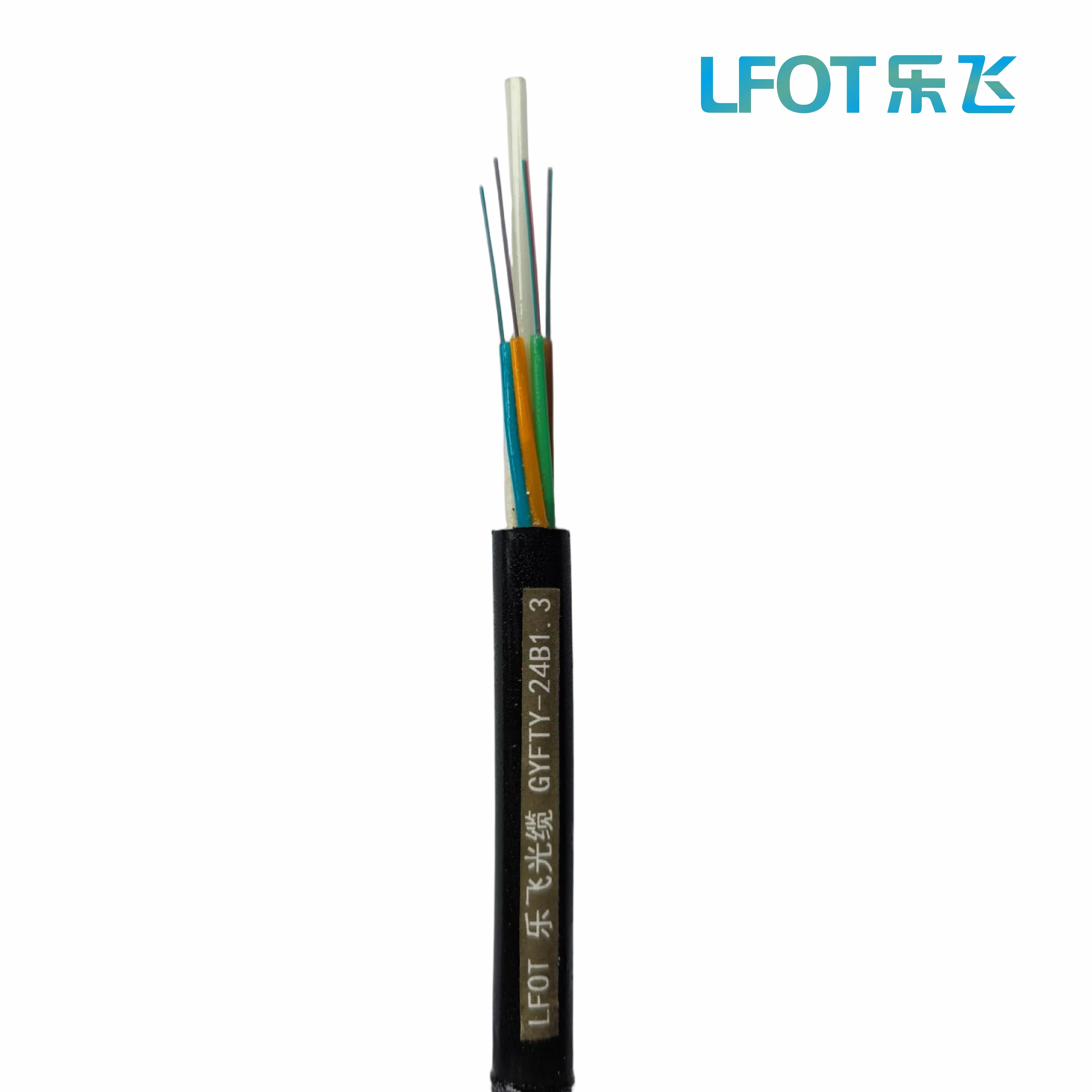 2-144 Cores Loose Tube Stranded FRP Strength Member Fiber Optic Cable (GYFTY) Cable