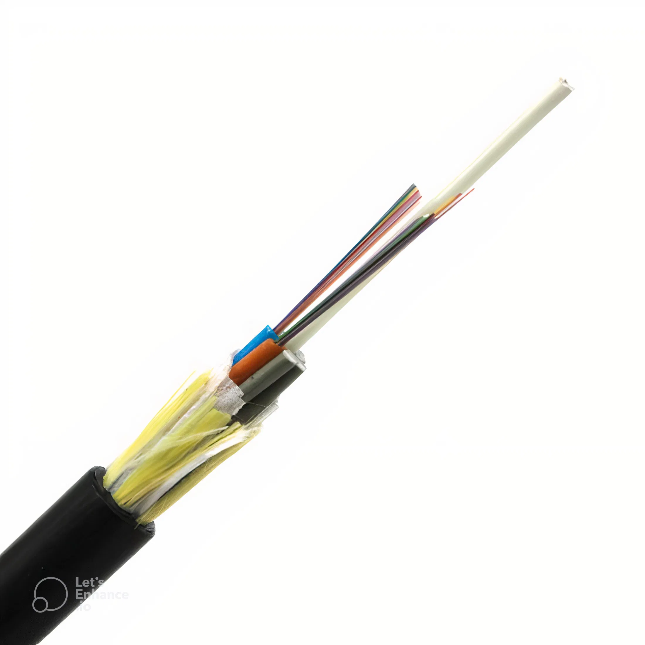ADSS 24 48 Core Outdoor 100m Span Aerial Fiber Optic/Optical Cable